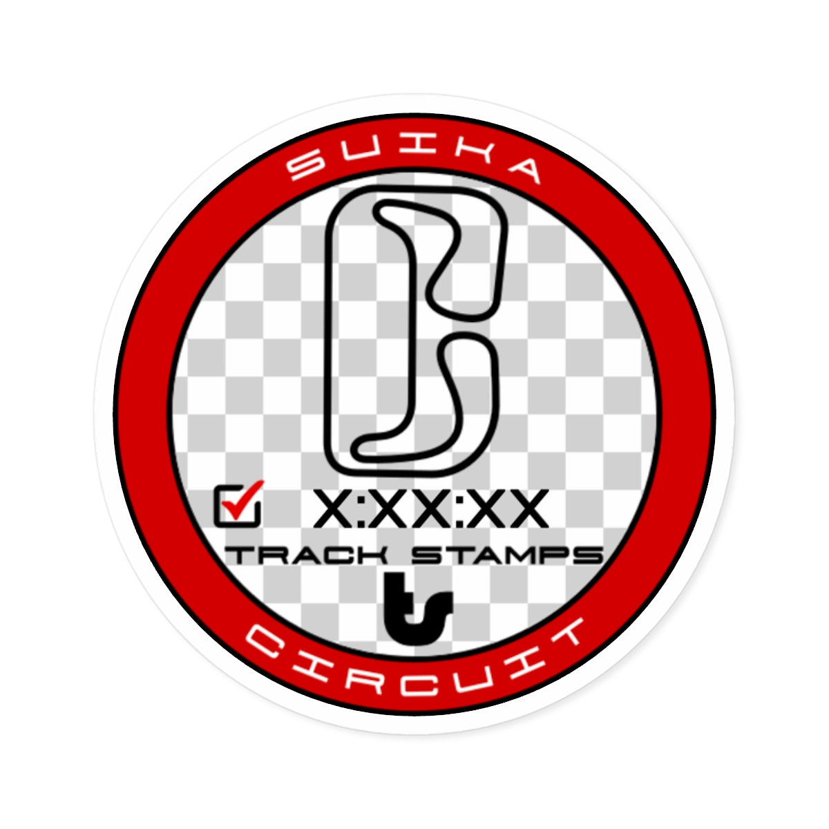 Suika Circuit, Personalized Time 1.7M Decal