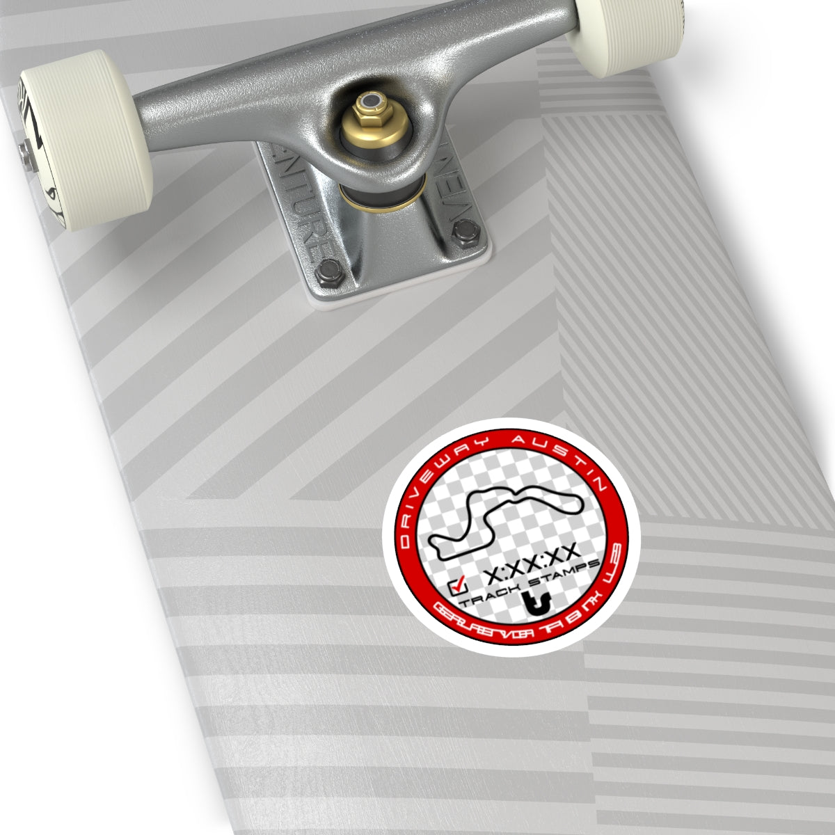 Driveway Austin Motorsports, Personalized Time Elevation L2 Course Decal