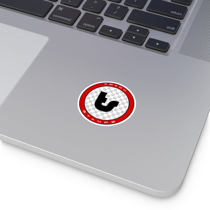 Track Stamps Round Sticker | Stylish Automotive Decal