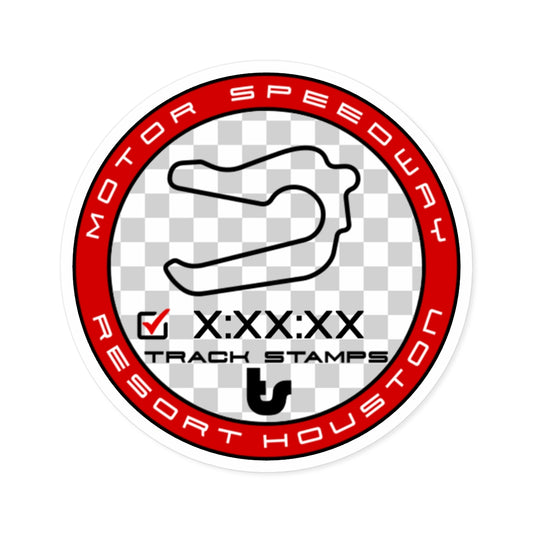 MSR Houston (Motor Speedway Resort), Personalized Time 2.36M Decal