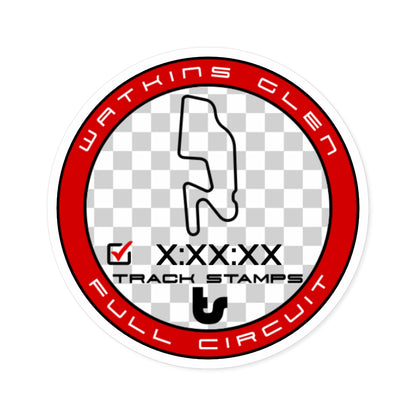 Watkins Glen International, Personalized Time 3.45M Full Decal