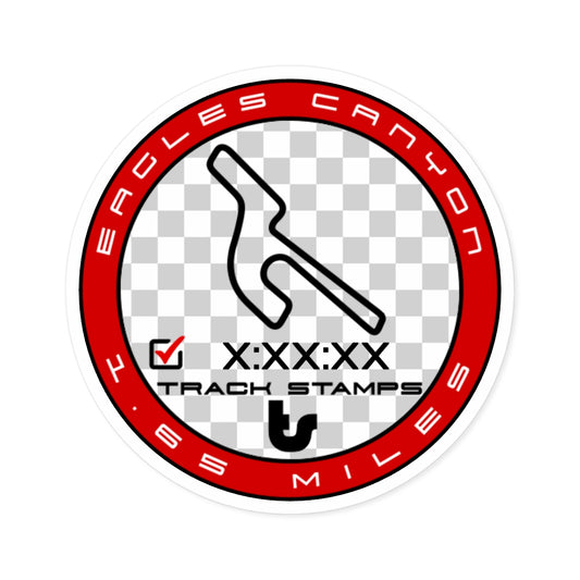 Eagles Canyon, Personalized Time 1.65M Decal