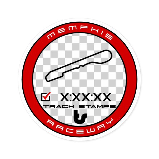 Memphis International Speedway, Personalized Time 1.8M Decal