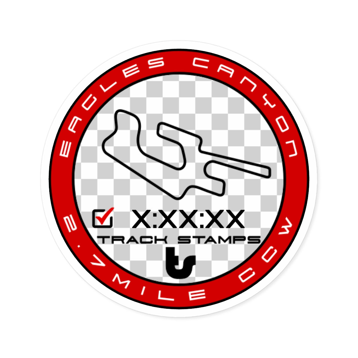 Eagles Canyon, Personalized Time 2.7M CCW Decal
