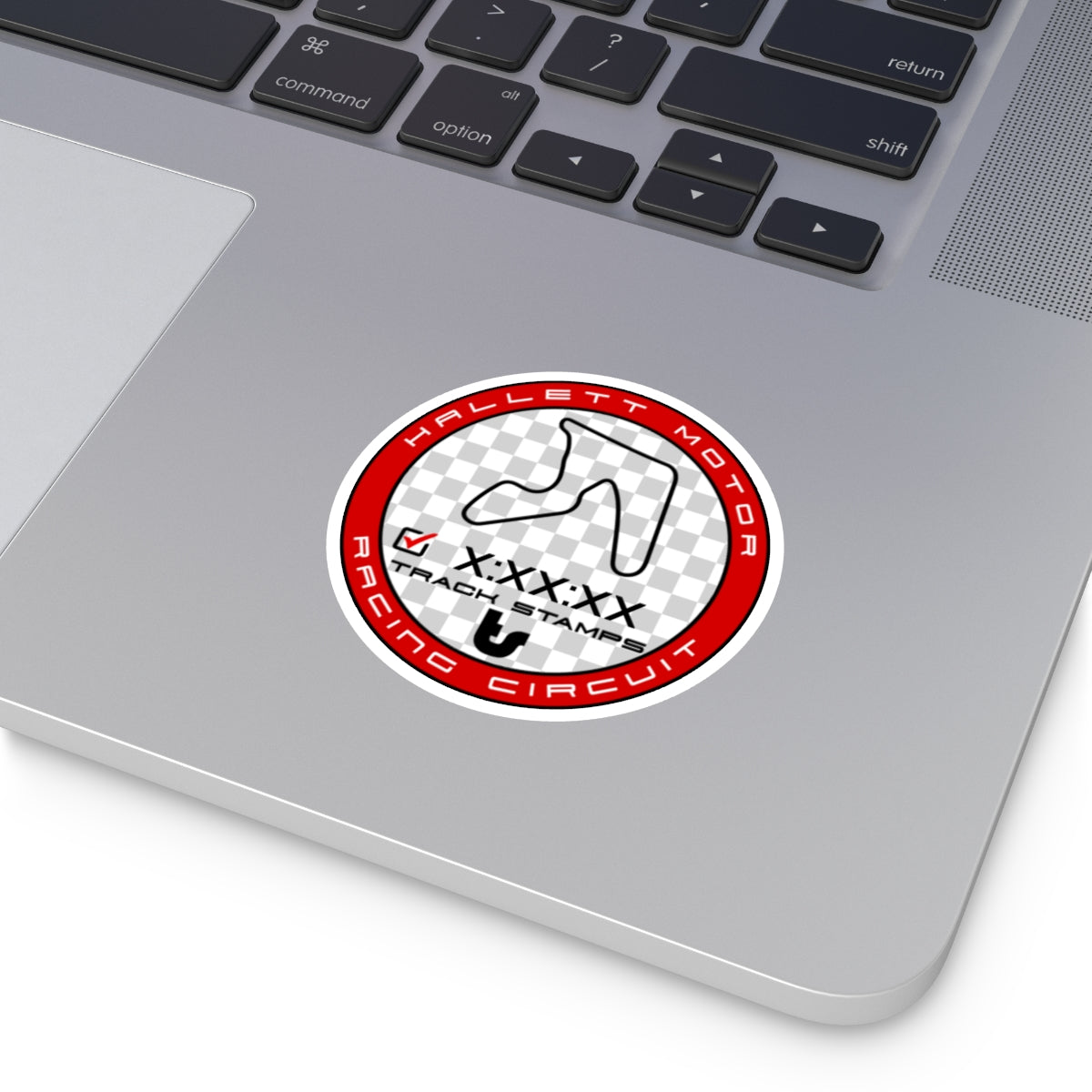 Hallett Motor Racing Circuit, Personalized Time 1.8M Decal