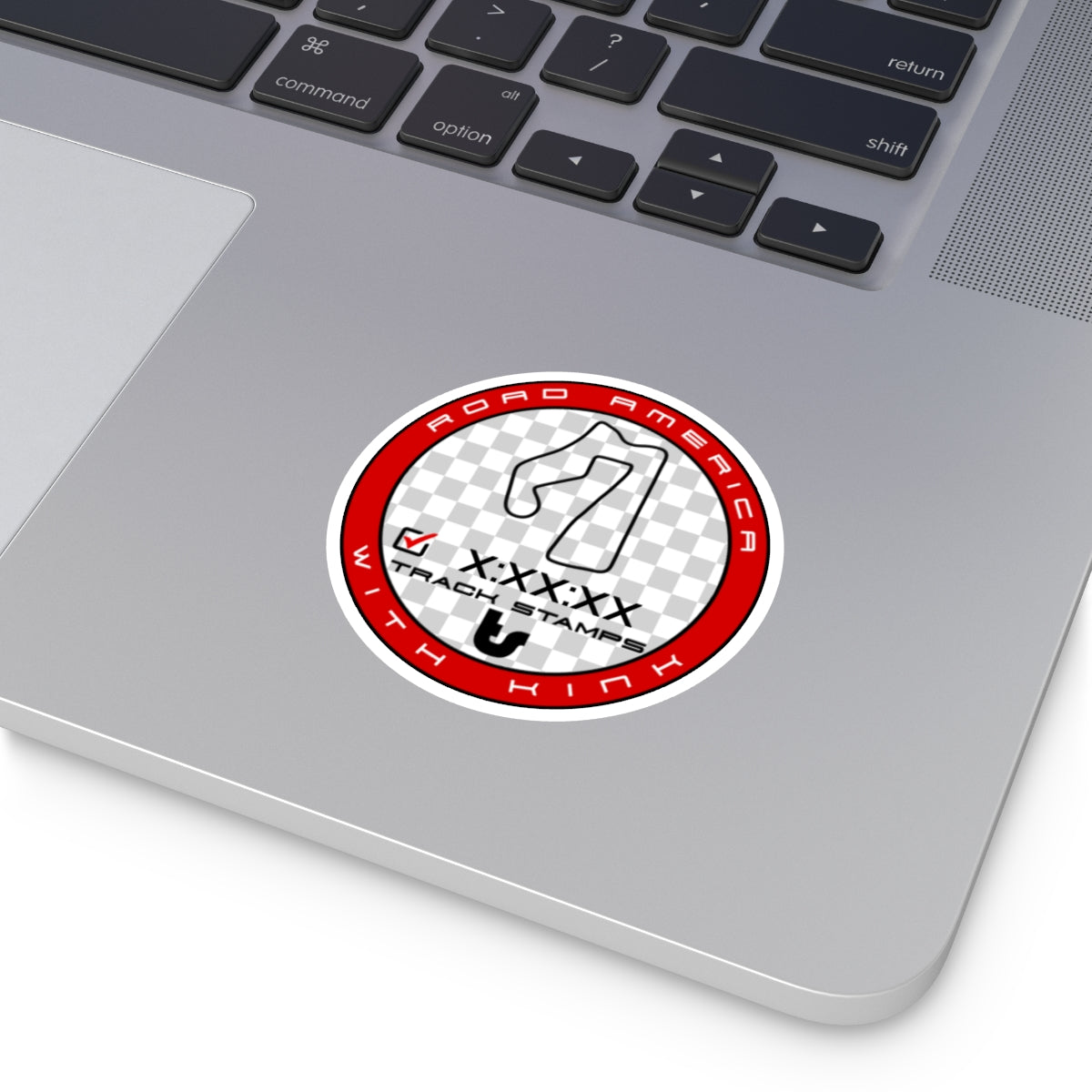 Road America, Personalized Time 4.05M W/ Kink Decal
