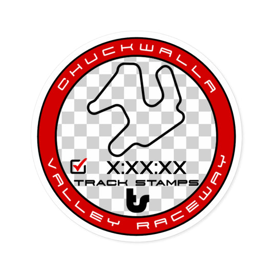 Chuckwalla Valley Raceway, Personalized Time 2.68M Decal