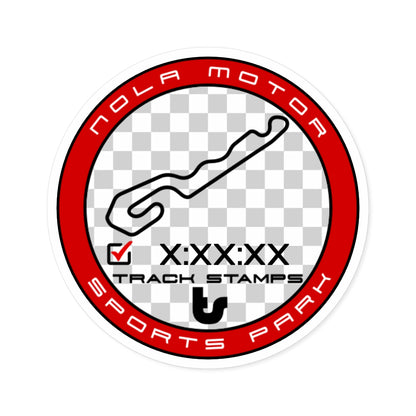 NOLA Motorsports Park, Personalized Time 2.7M Decal