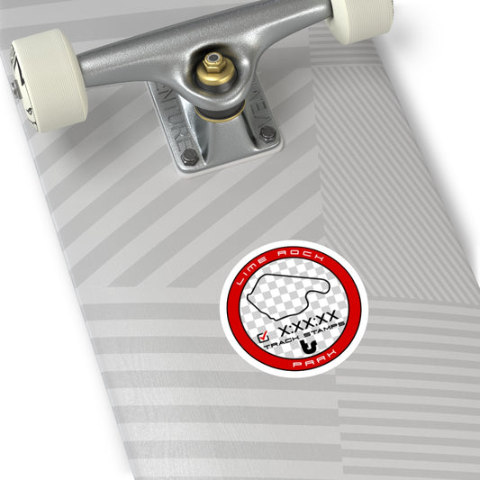 Lime Rock Park, Personalized Time 1.5M Decal