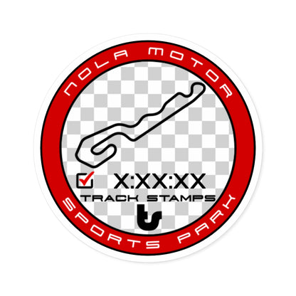 NOLA Motorsports Park, Personalized Time 2.7M Decal