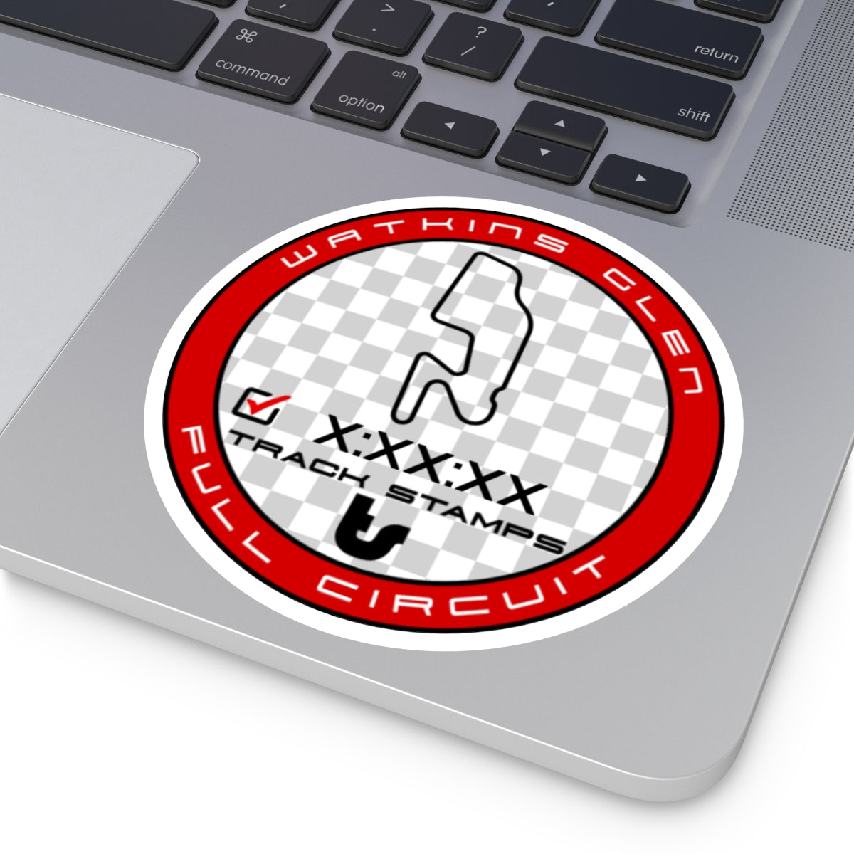 Watkins Glen International, Personalized Time 3.45M Full Decal