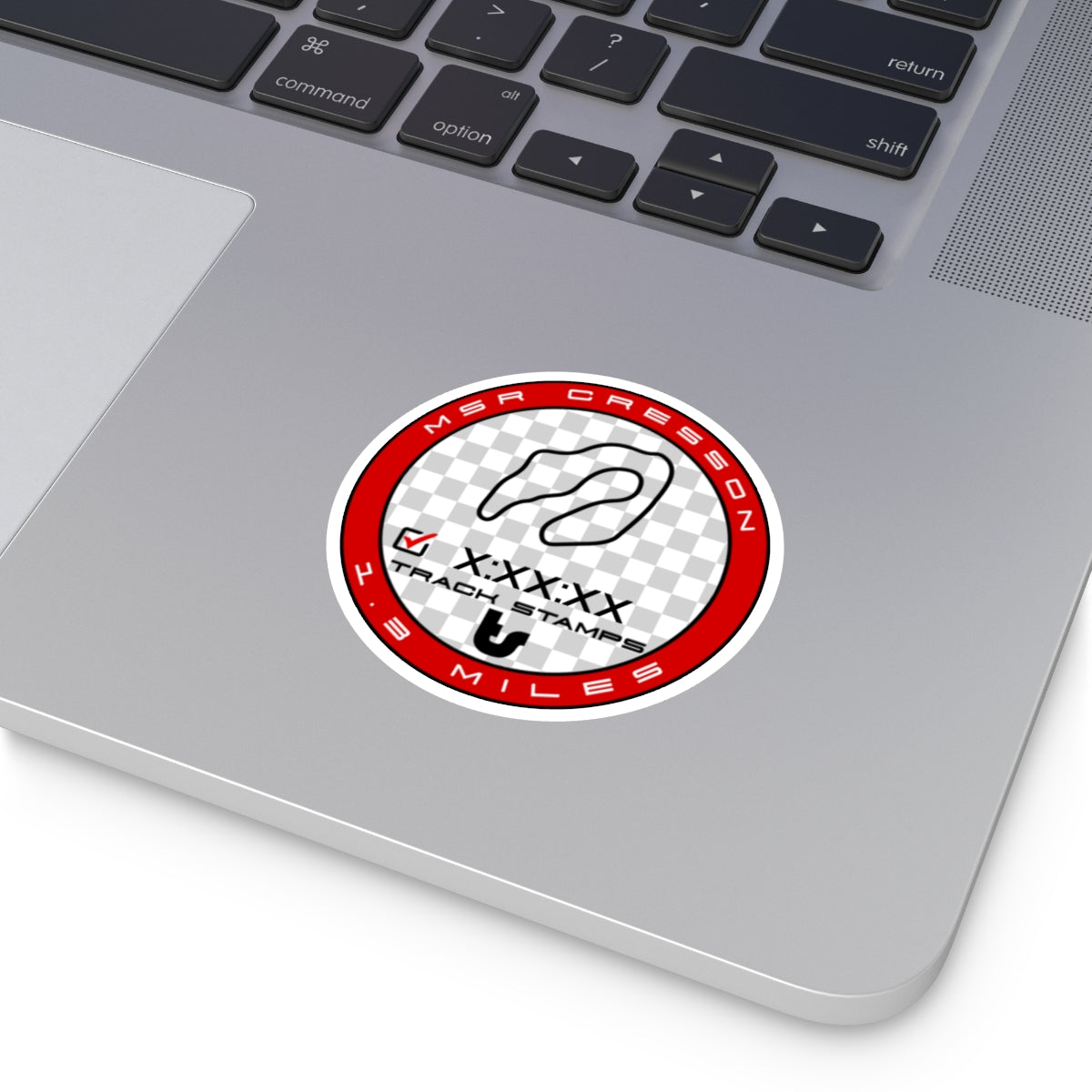 Motor Sports Ranch Cresson (MSR Cresson), Personalized Time 1.3M Decal