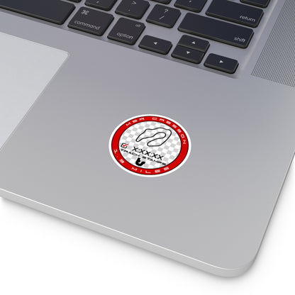Motor Sports Ranch Cresson (MSR Cresson), Personalized Time 1.3M Decal