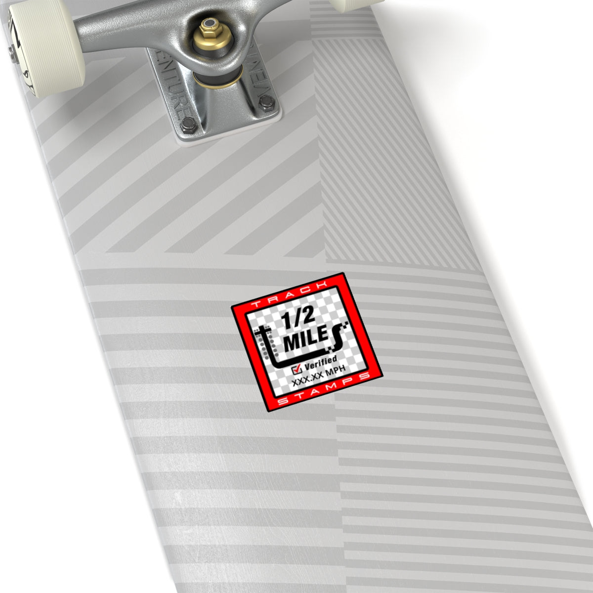 Drag Racing, Personalized Time 1/2 Mile Decal